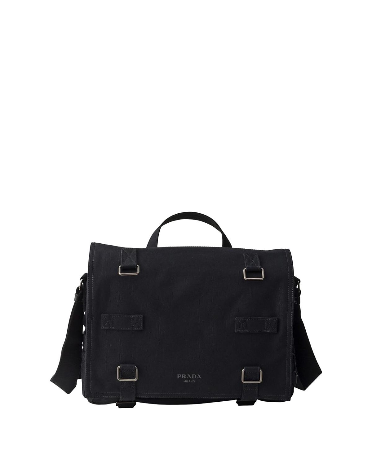 Prada Canvas Shoulder Bag