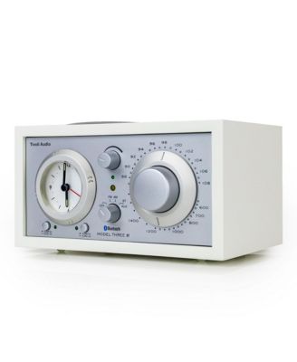 Model Three AM/FM Bluetooth Clock Radio with USB Charging Ports