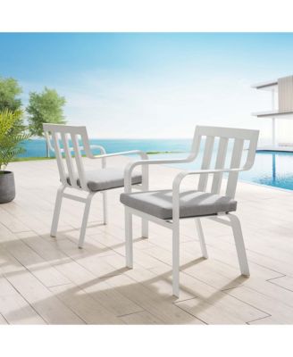  Baxley Outdoor Patio Aluminum Armchair, Set of 2