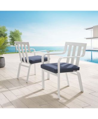  Baxley Outdoor Patio Aluminum Armchair, Set of 2