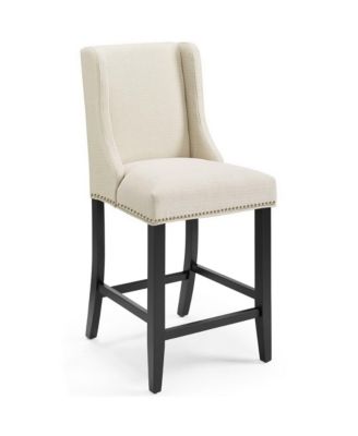  Baron Upholstered Fabric Counter Stool, Set of 2