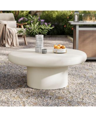 Argos Indoor - Outdoor Patio Concrete Round Coffee Table