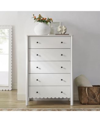 Emmeline Scalloped 5-Drawer Chest