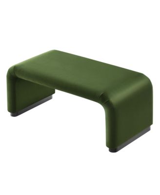 Koda Performance Velvet Waterfall Ottoman