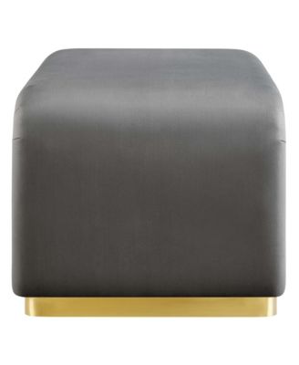 Koda Performance Velvet Waterfall Ottoman