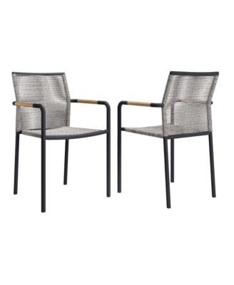 Serenity Outdoor Patio Armchairs, Set of 2