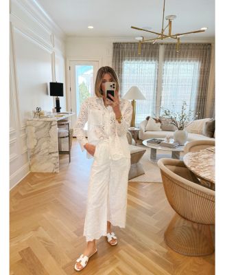 Spl X CJ Eyelet Button Front Top