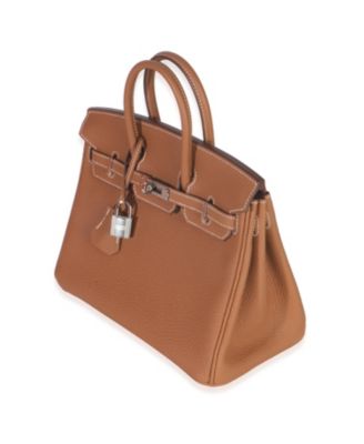Birkin 25 Leather Handbag