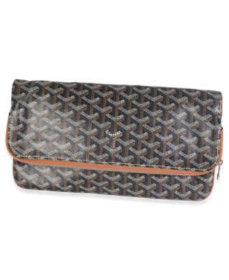 Saint Marie Soft Clutch Coated Canvas Handbag