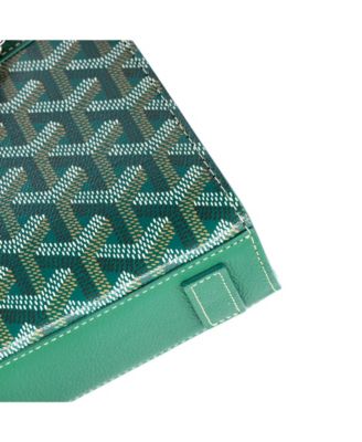  Mini Structured Rouette Chain Shoulder Bag Coated Canvas