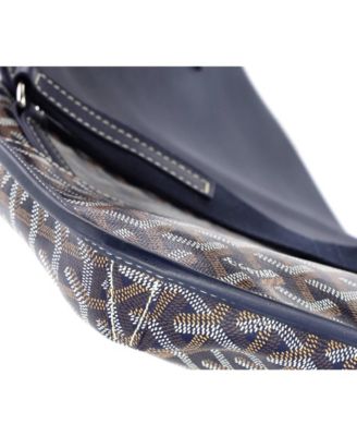   Coursier Messenger Bag Coated Canvas and Leather