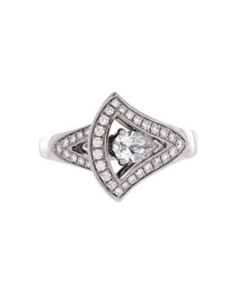  Divas' Dream Openwork Ring 18K White Gold with Diamonds