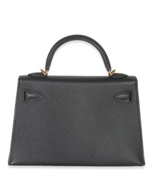 Mini Kelly II 20 Leather Handbag