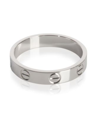  Small Model Love 18k White Gold Ring