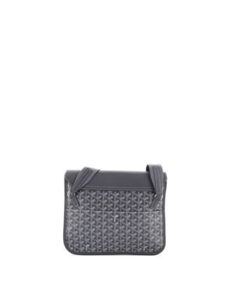 Coursier Messenger Bag Coated Canvas and Leather