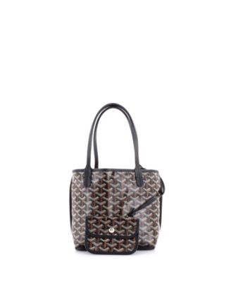 Mini Anjou Reversible Tote Coated Canvas