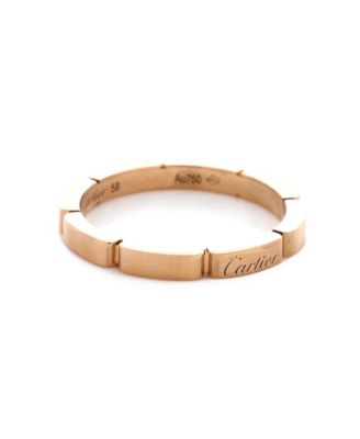  Maillon Panthere Band Ring 18K Rose Gold