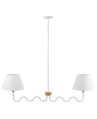 Sunlit Squiggle 2-Arm Pendant Light