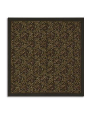 Square Scarf in Paisley Silk Twill