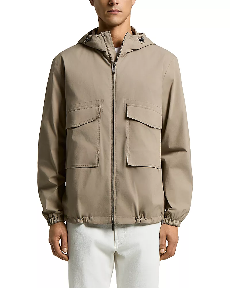 Peserico Zip Up Hooded Jacket