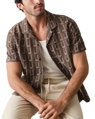 Patterned Dobby Resort Shirt