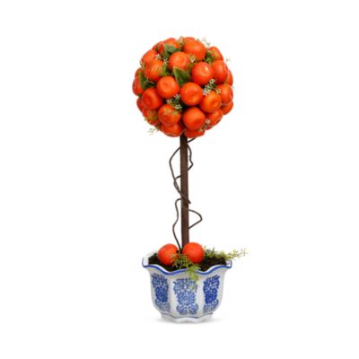 Potted Orange Topiary