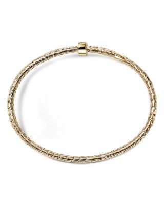 14K Yellow Gold Spear Flex Bypass Bracelet