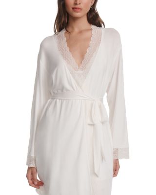 Lara Lace Trim Robe