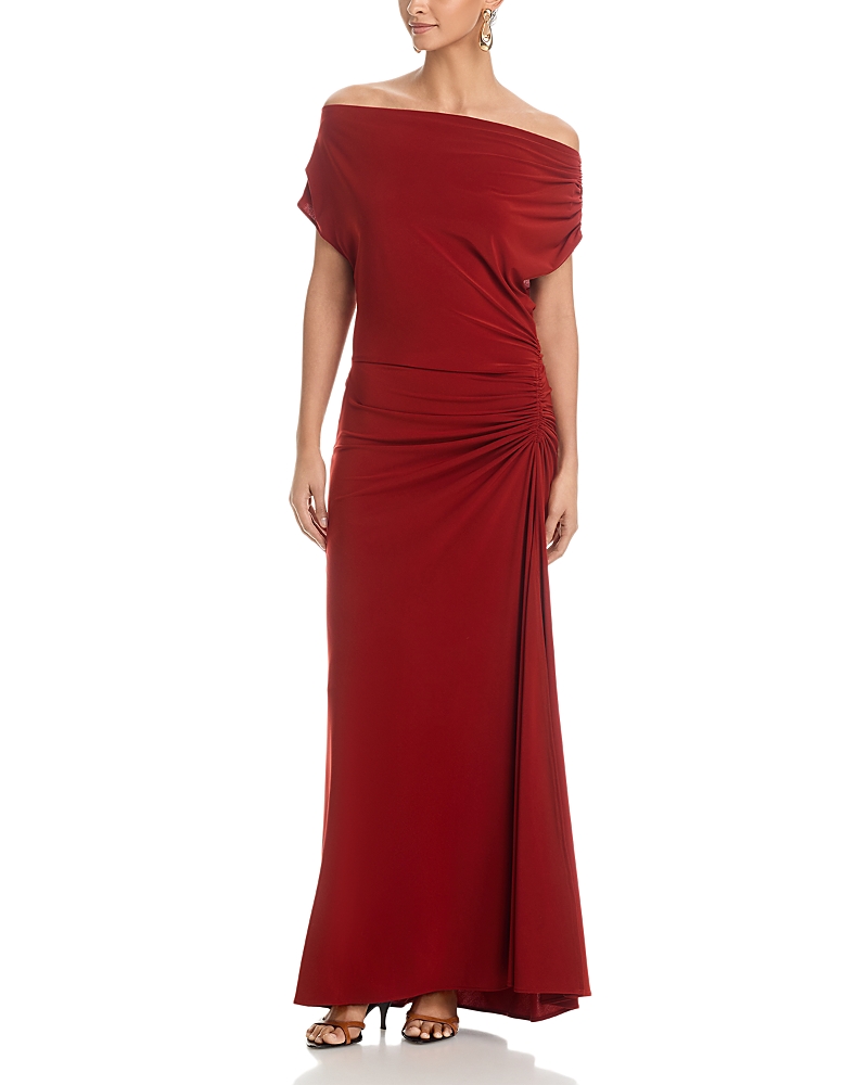 Aqua Ruched Dress - Exclusive