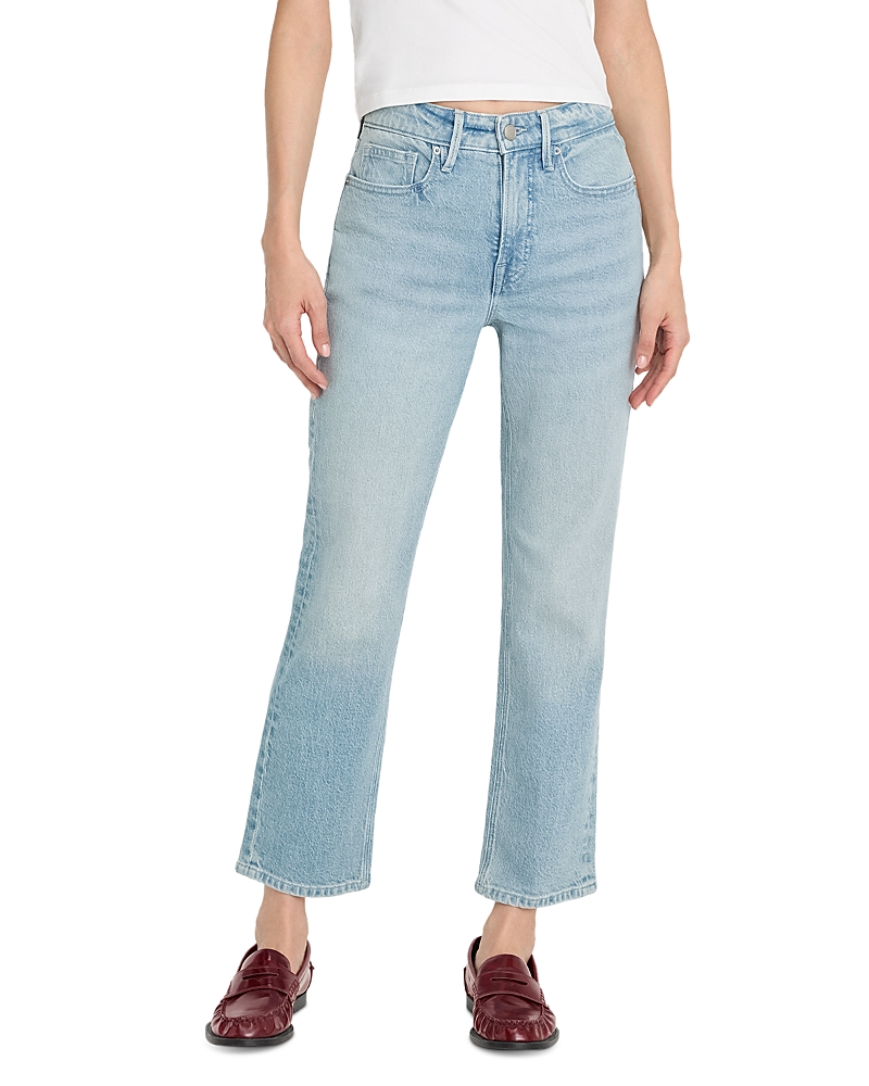 Good American Good Icon High Rise Straight Ankle Jeans in Indigo1137