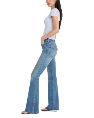 Good Legs Soft Touch Mid Rise Flare Jeans in Indigo1211