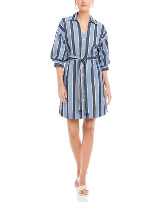 Blaire Lantern Sleeve Tie Dress