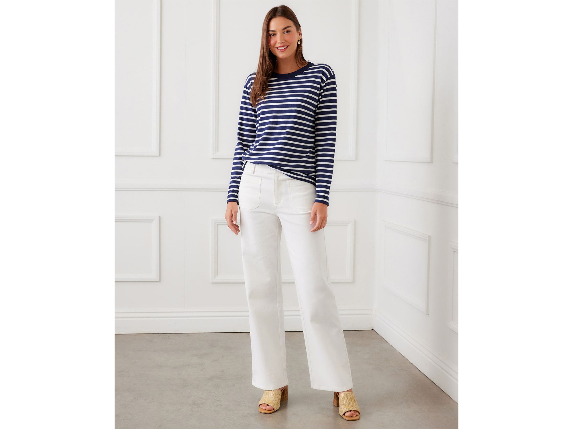 Stripe Long Sleeve Top — Image 3