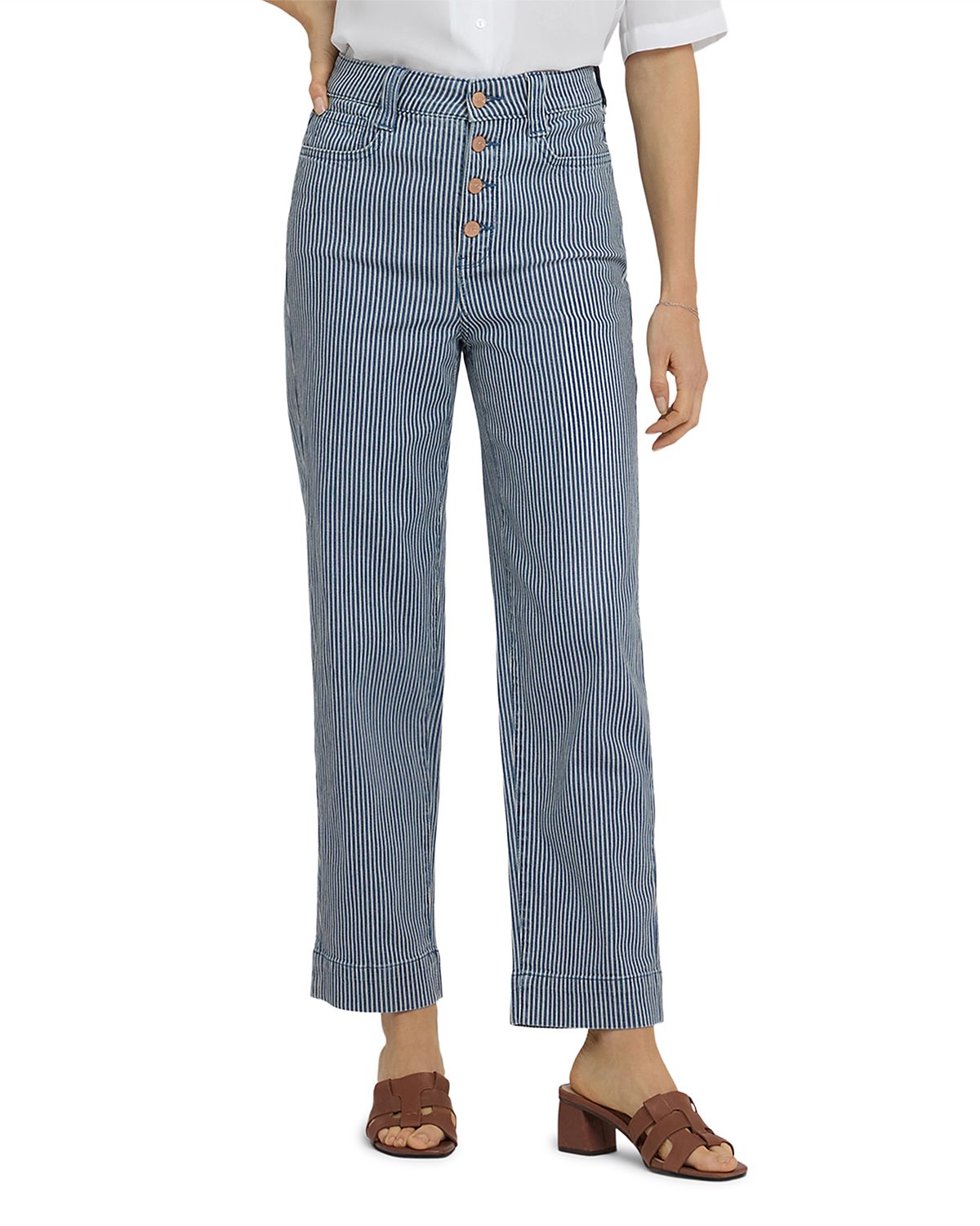 Nydj Kasey High Rise Stovepipe Ankle Jeans