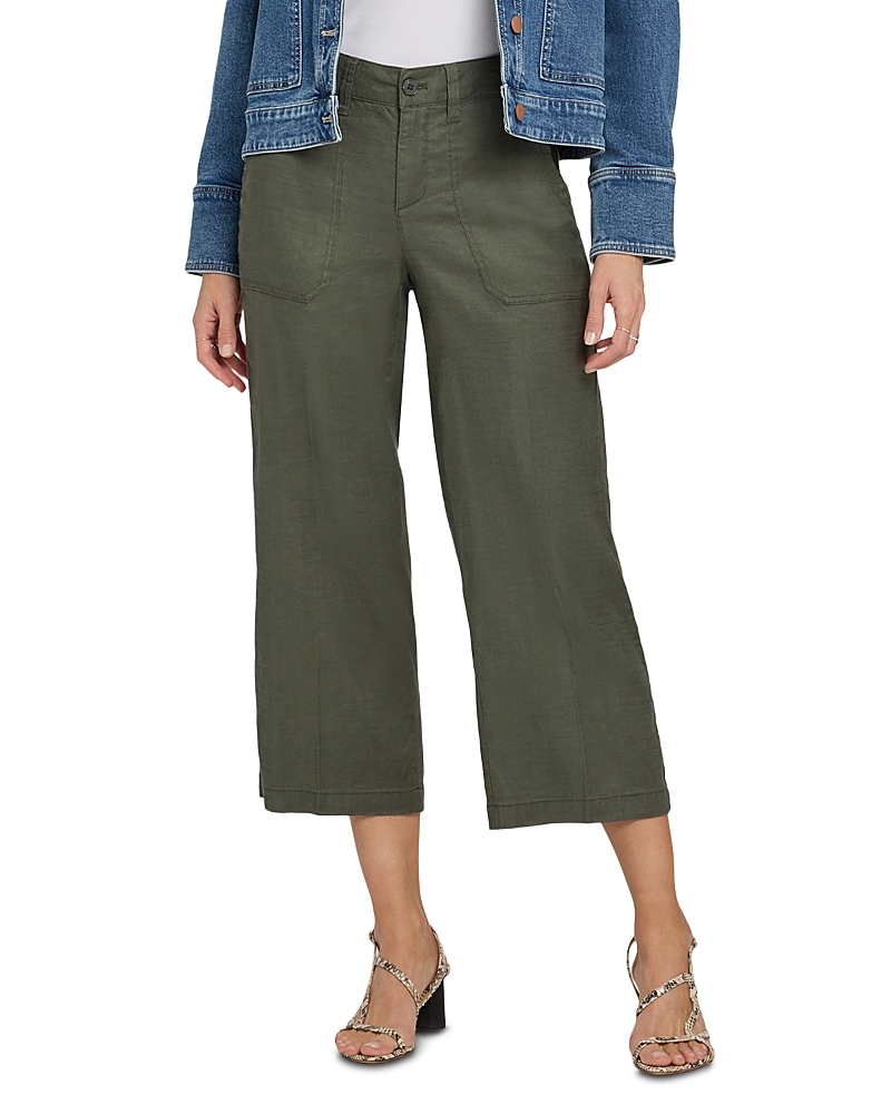 Nydj Petite Wide Leg Cargo Capri Pants