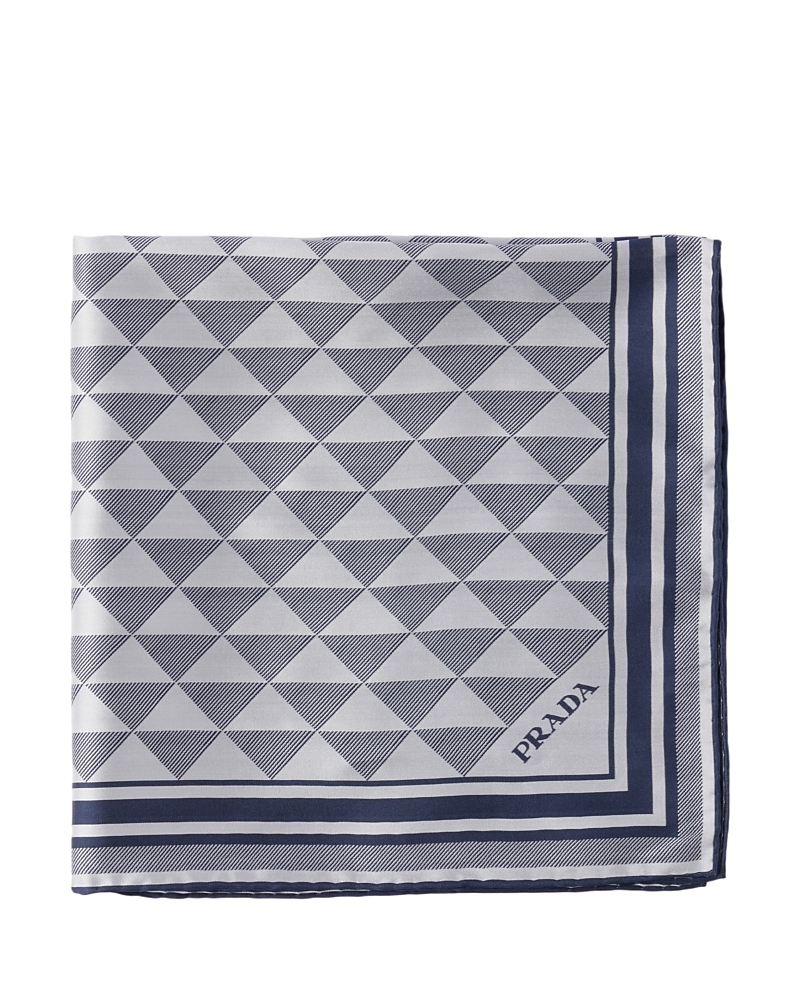 Prada Jacquard Silk Scarf 55X55