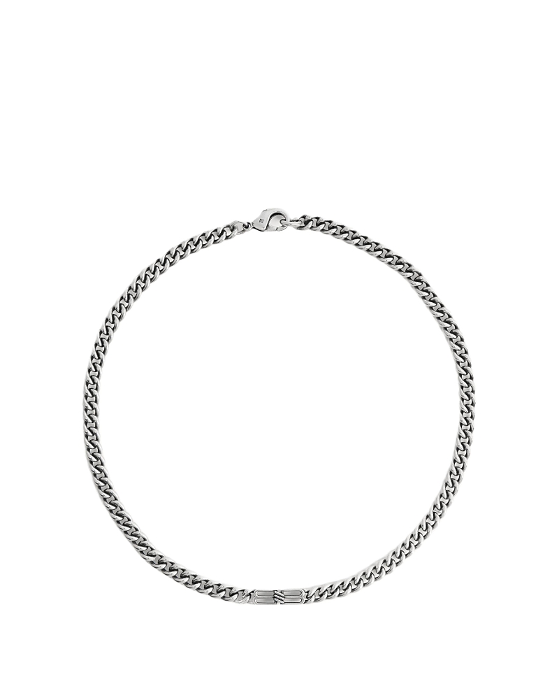 Balenciaga Bb Icon Thin Gourmette Necklace