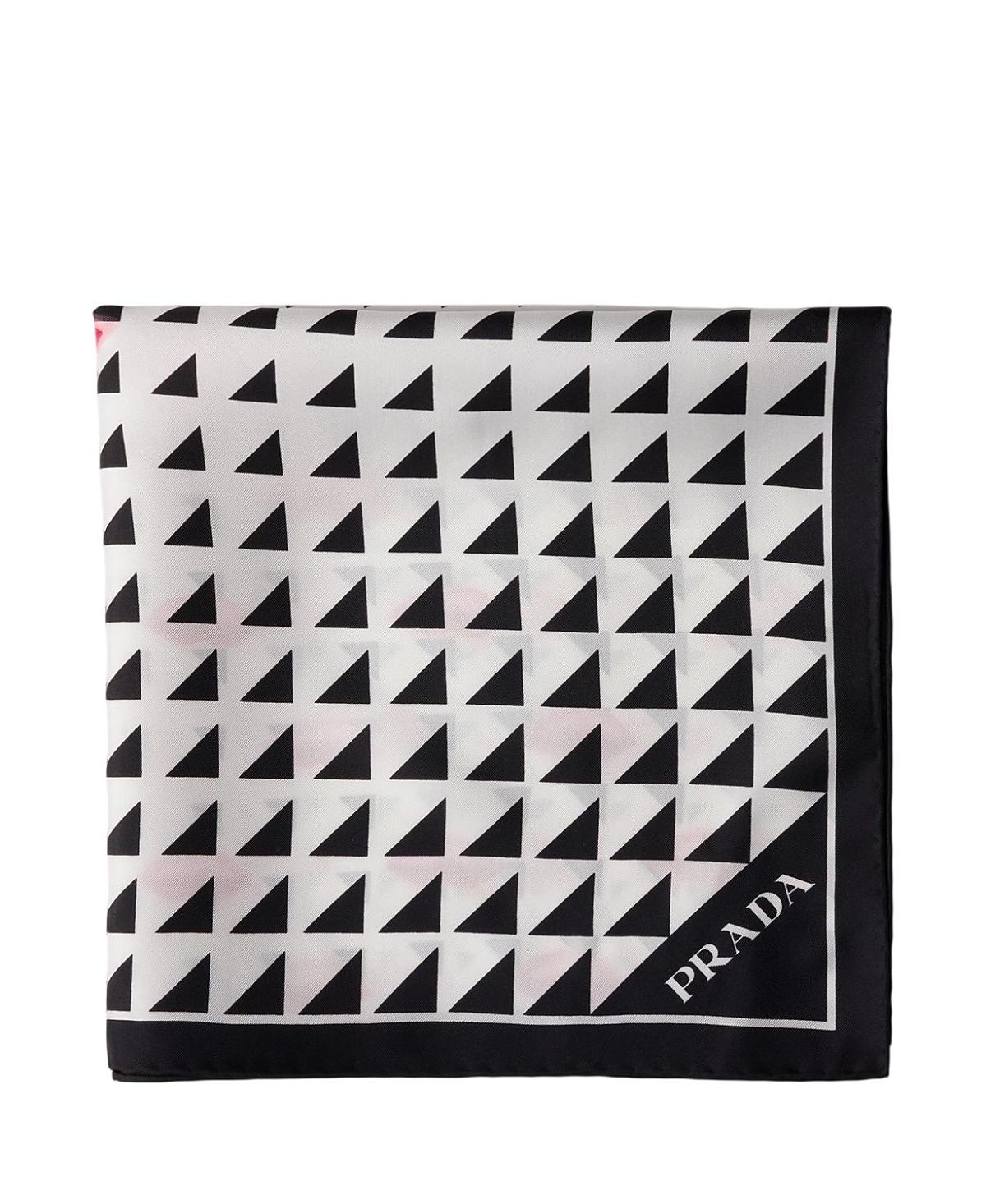 Prada Printed Silk Twill Scarf 55X55