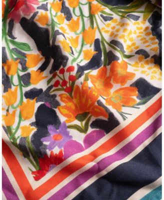  Melanie Border Print Pareo Cover-Up