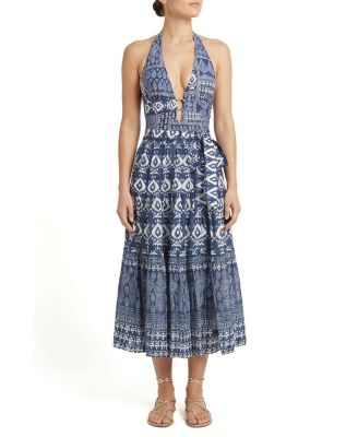  Gabrielle Ring Halter One-Piece Swimsuit