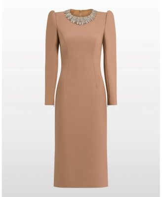 Cora Long-sleeve Midi Dress