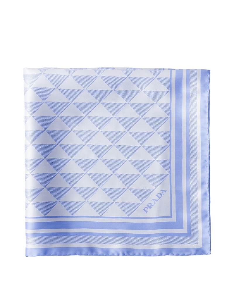 Prada Jacquard Silk Scarf 55X55 · OS