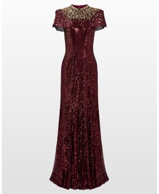 Radiant Sequin-Embellished Gown