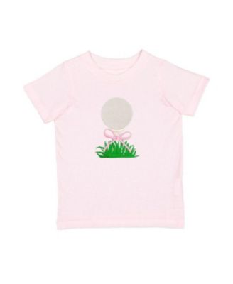Girls' Golf Tee Bow Patch Short Sleeve T-Shirt - Big Kid