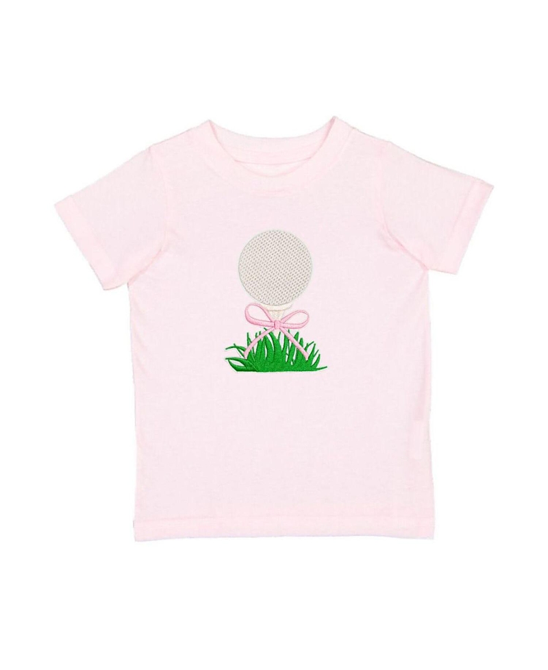 Sweet Wink Girls' Golf Tee Bow Patch Short Sleeve T-Shirt - Big Kid