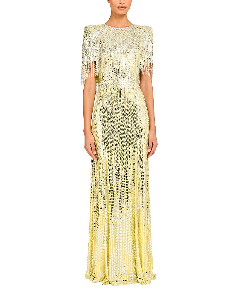 Jenny Packham Blake Sequin-Embellished Maxi Dress
