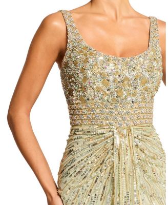  Elixir Sequin-Embellished Maxi Dress
