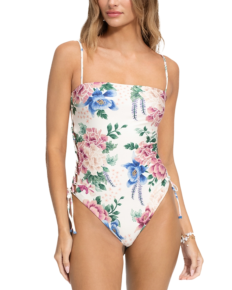 Agua Bendita Posh Ivy Lace Up Swimsuit