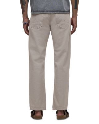 Relaxed Fit Five Pocket Jeans in Natural Moss