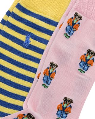 Mini Bear Socks, Pack of 2